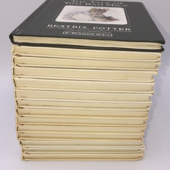 14 Beatrix Potter The Original Peter Rabbit Hardcover Books Vintage 1980s - Picture 2 of 12